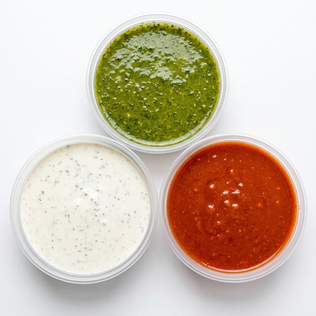 Halal City Sauces to Go.